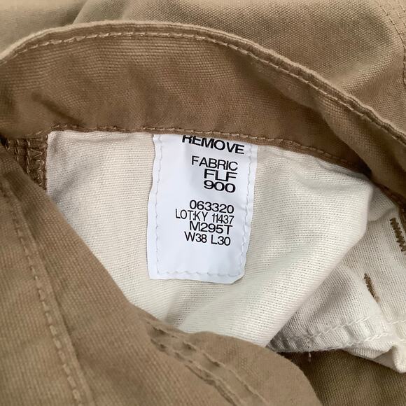Tyndale Flame Resisitant Tan Work Cargo Pants 38 x 30 NWT - Picture 7 of 8